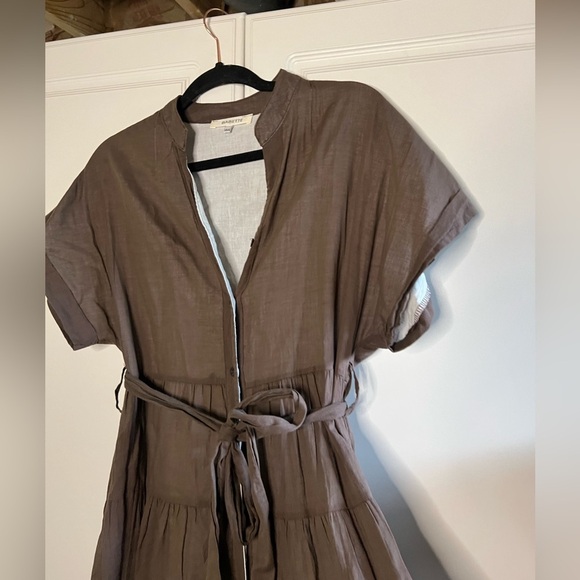 Babette Tiered Tie Waist Midi Dress XS/S - Picture 5 of 12